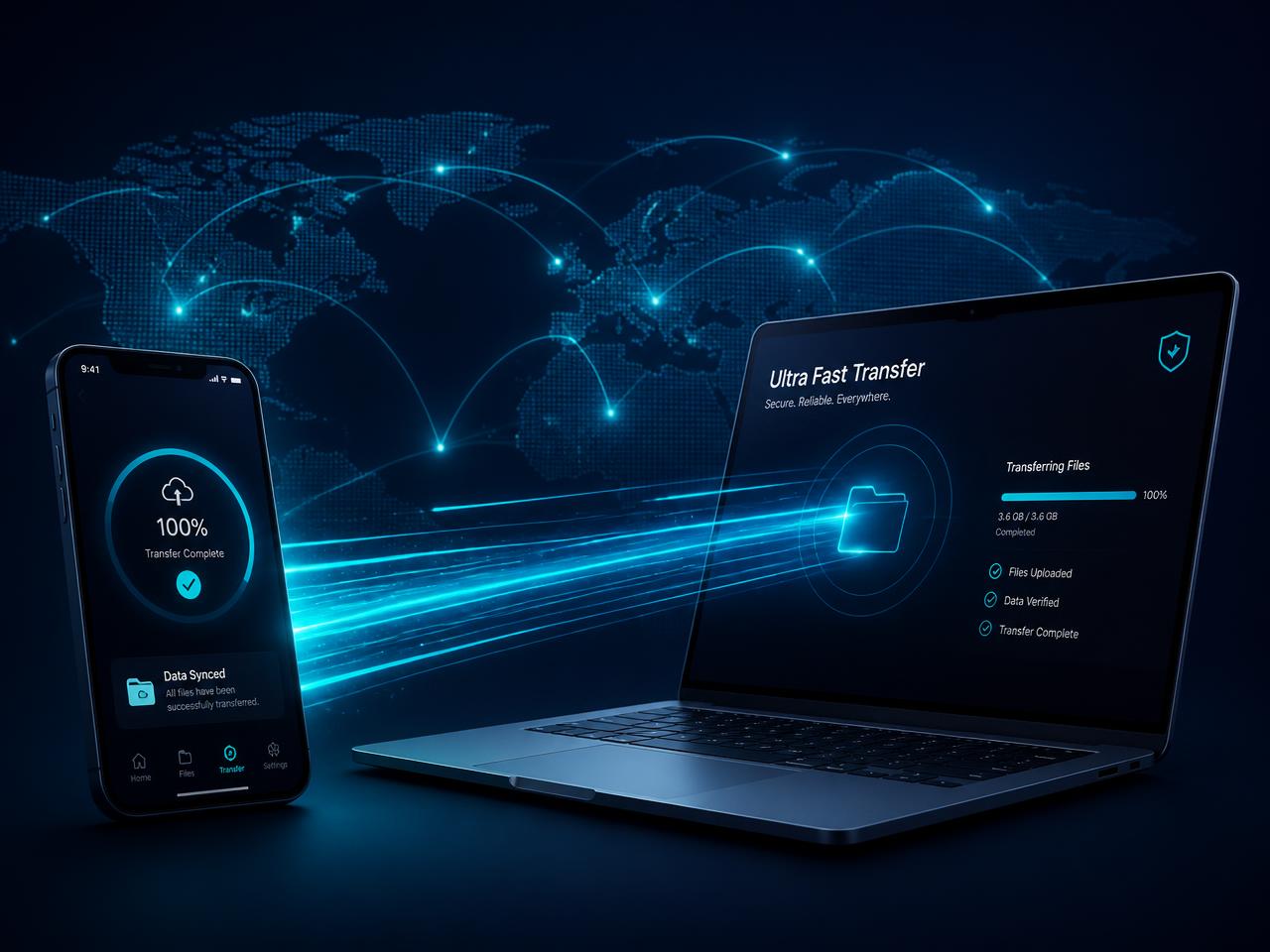 QuickQ on phone and laptop